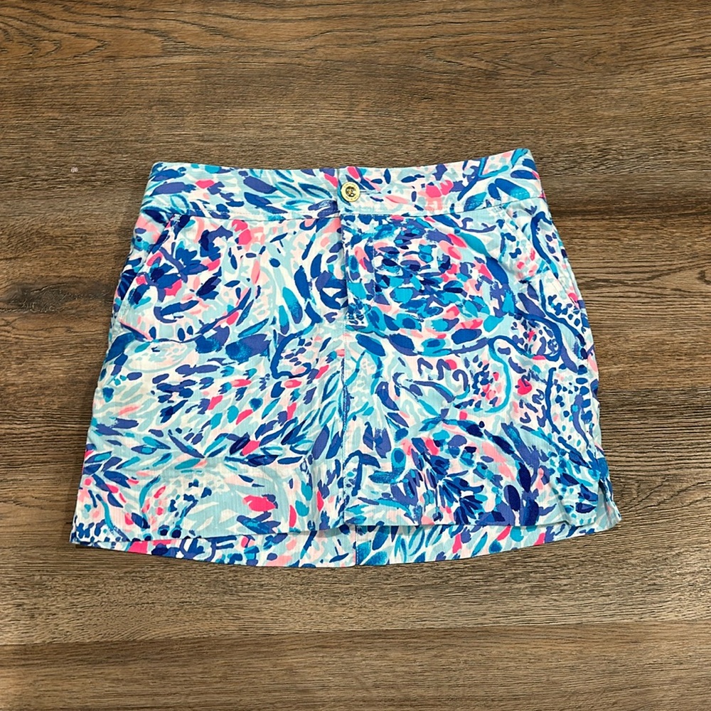 Lilly Pulitzer cotton skort with pockets